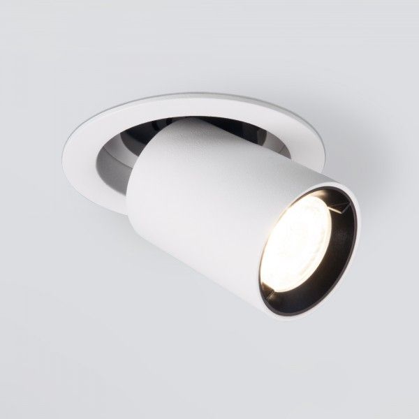 Встраиваемый точечный светодиодный светильник Pispa 10W 4200K белый матовый 9917 LED