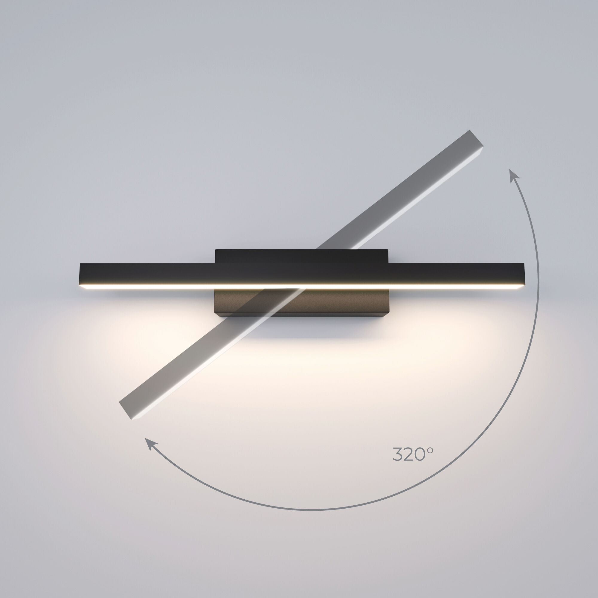 Светильник настенный светодиодный Rino 40121/LED черный