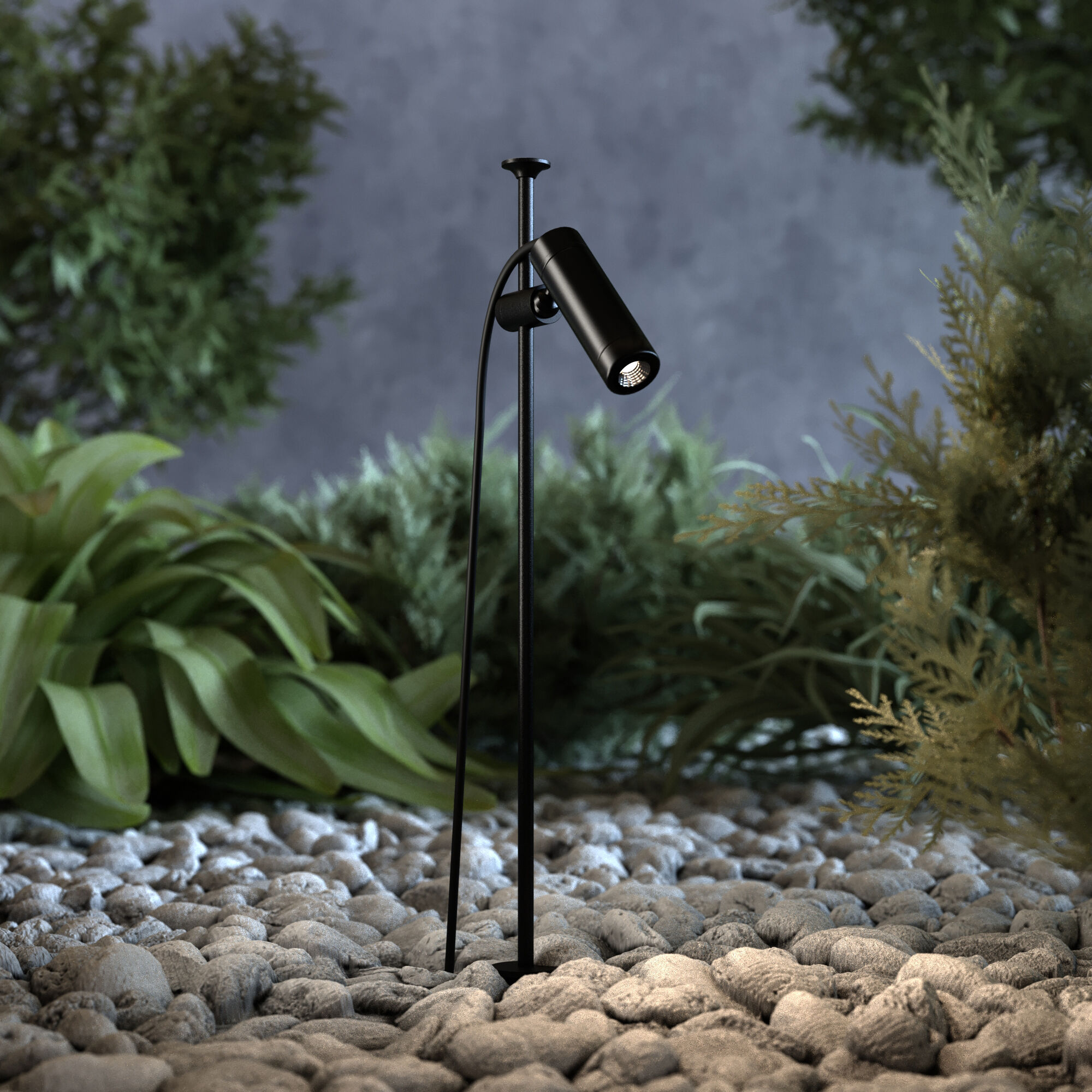 Светильник садово-парковый светодиодный Covert черный 35173/S черный