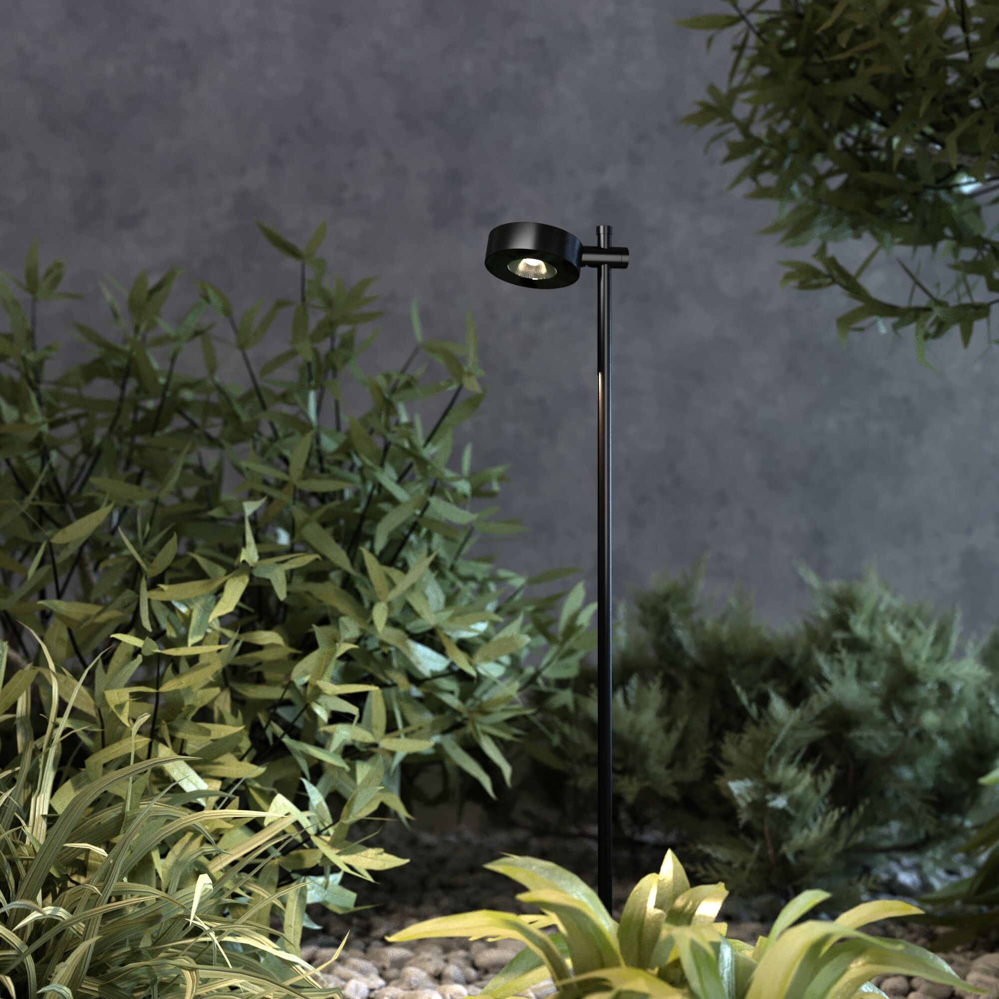 Светильник садово-парковый светодиодный Feature черный 35172/F черный
