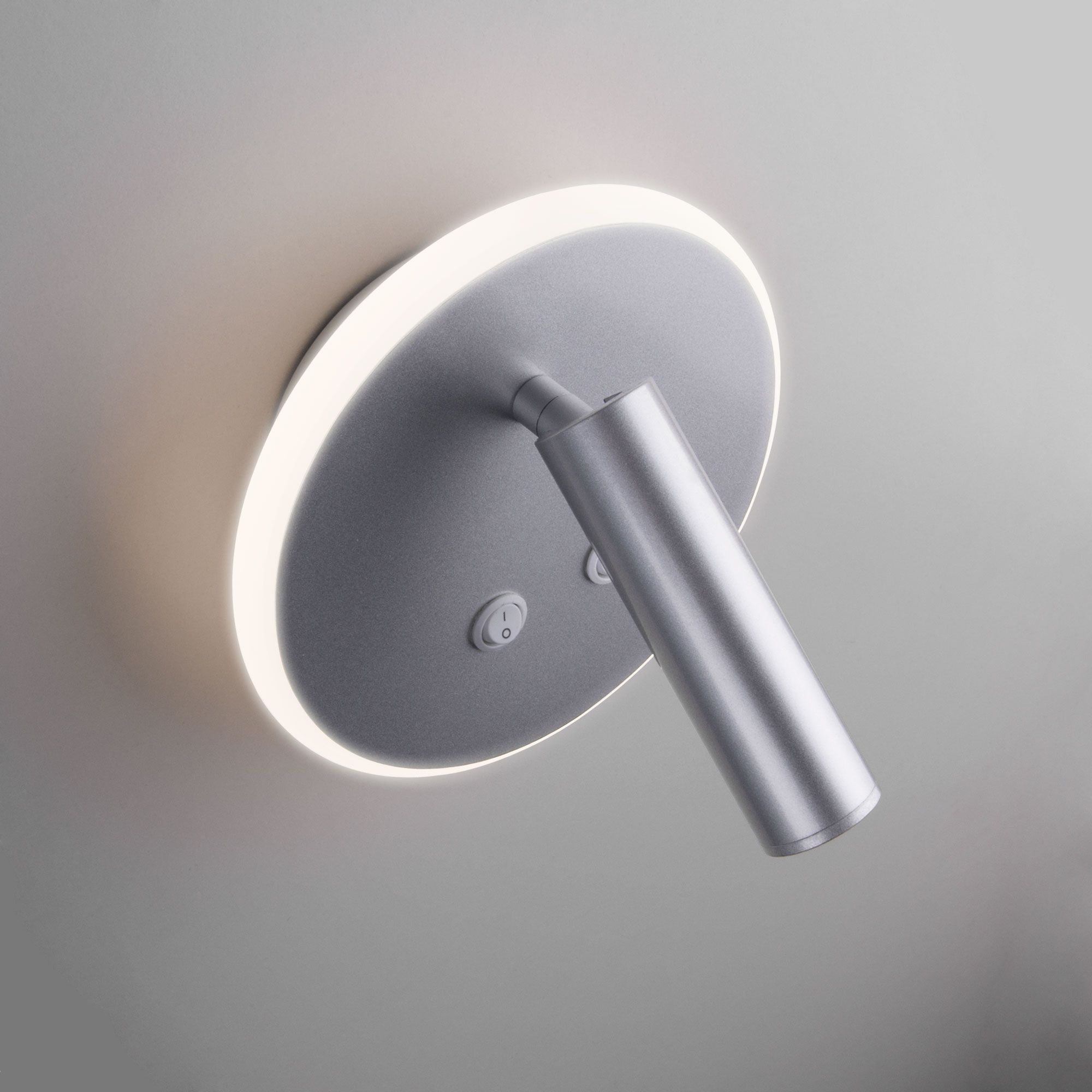 Настенный светодиодный светильник Tera LED MRL LED 1014 серебро