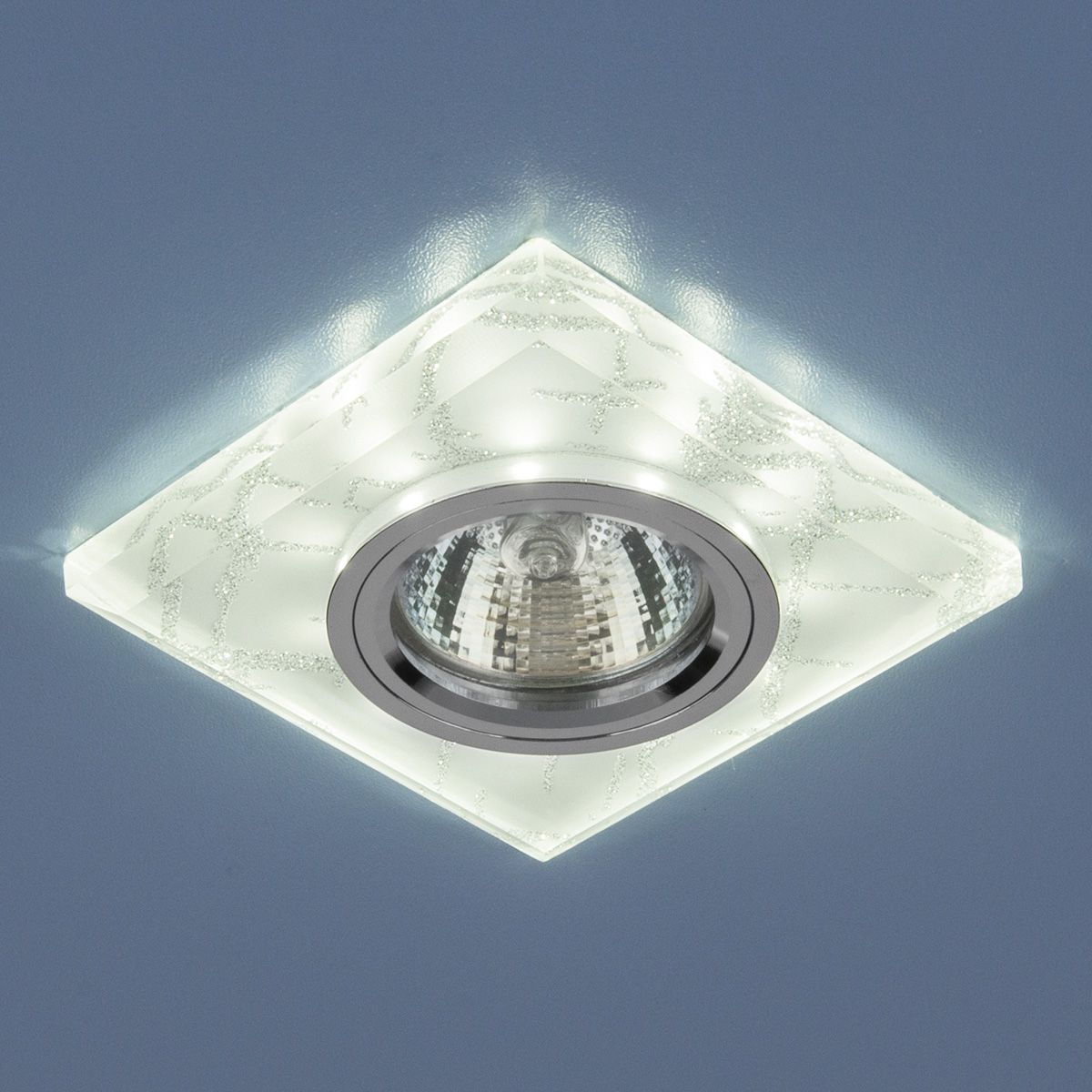 Точечный светильник светодиодный 8361 MR16 WH/SL белый/серебро