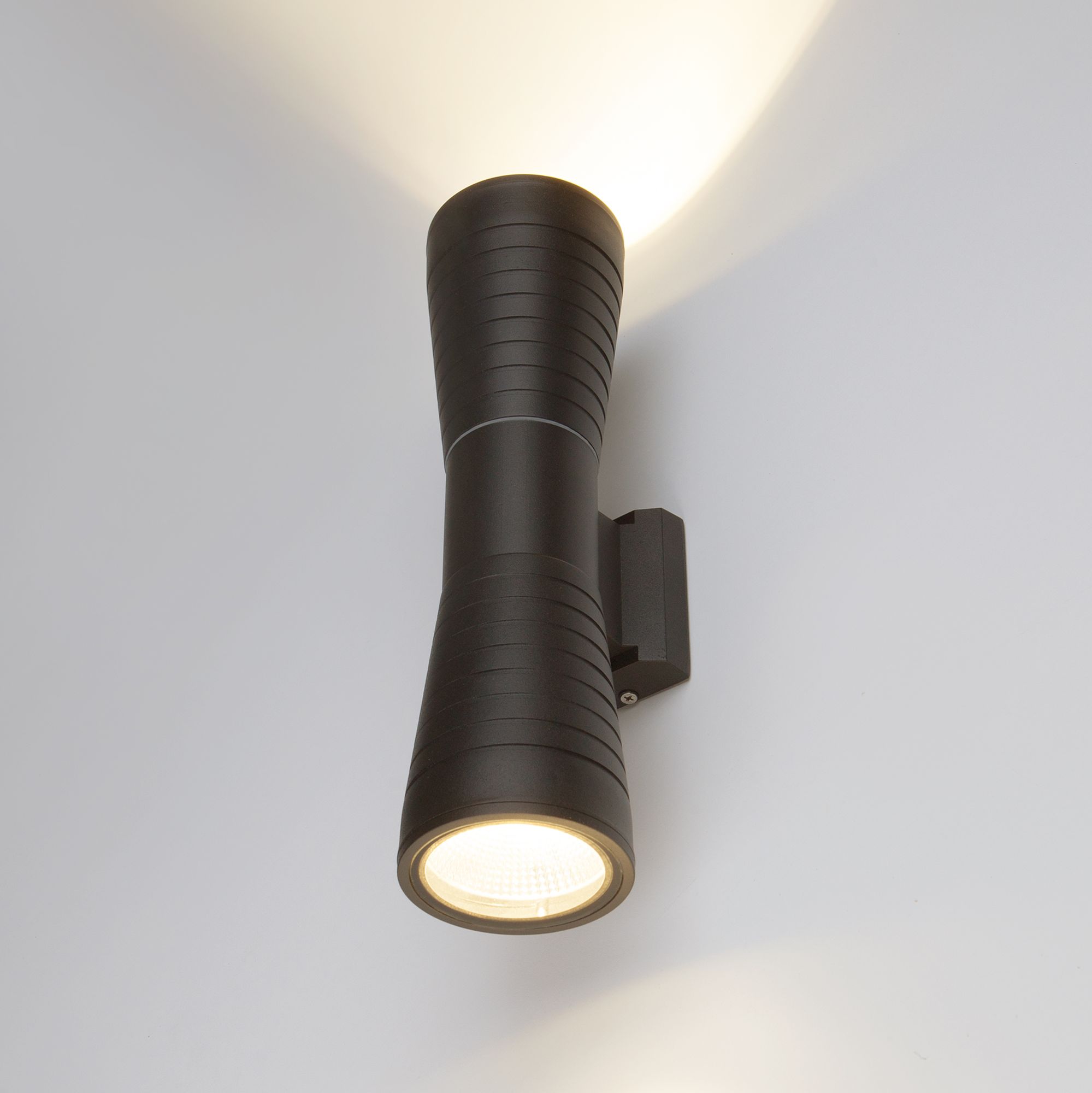 Tube double черный уличный настенный светодиодный светильник 1502 TECHNO LED