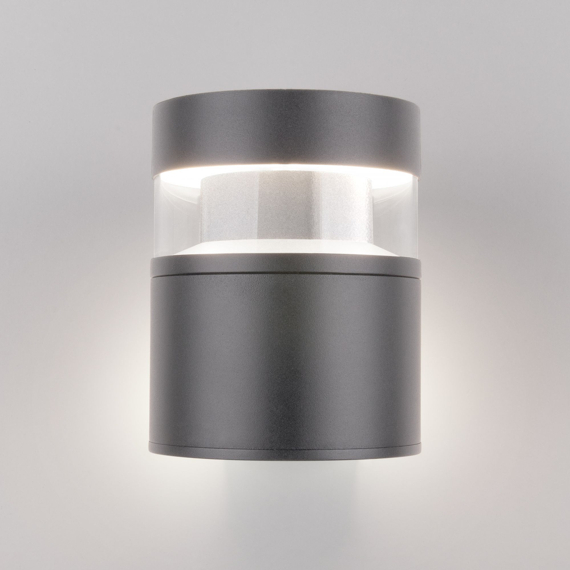 Уличный настенный светодиодный светильник IP54 1530 TECHNO LED серый