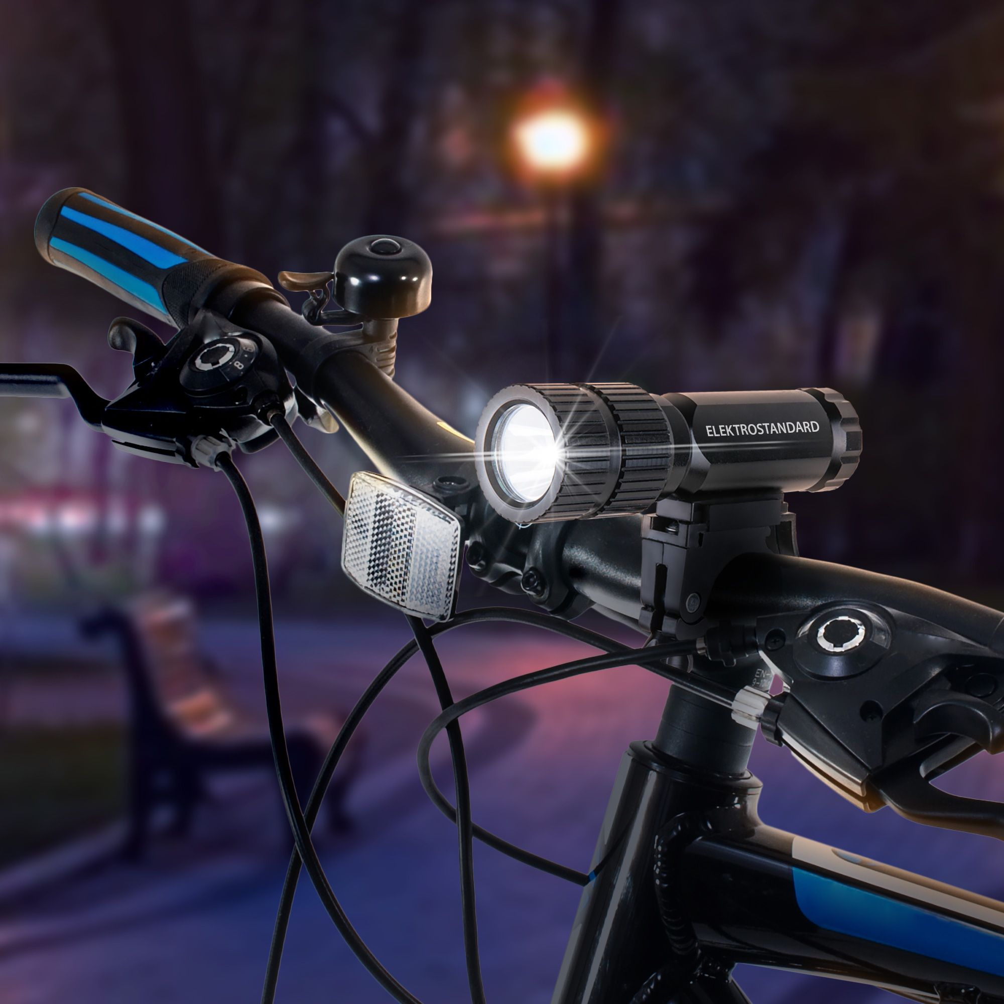 Велофонарь светодиодный со съёмным креплением Vector