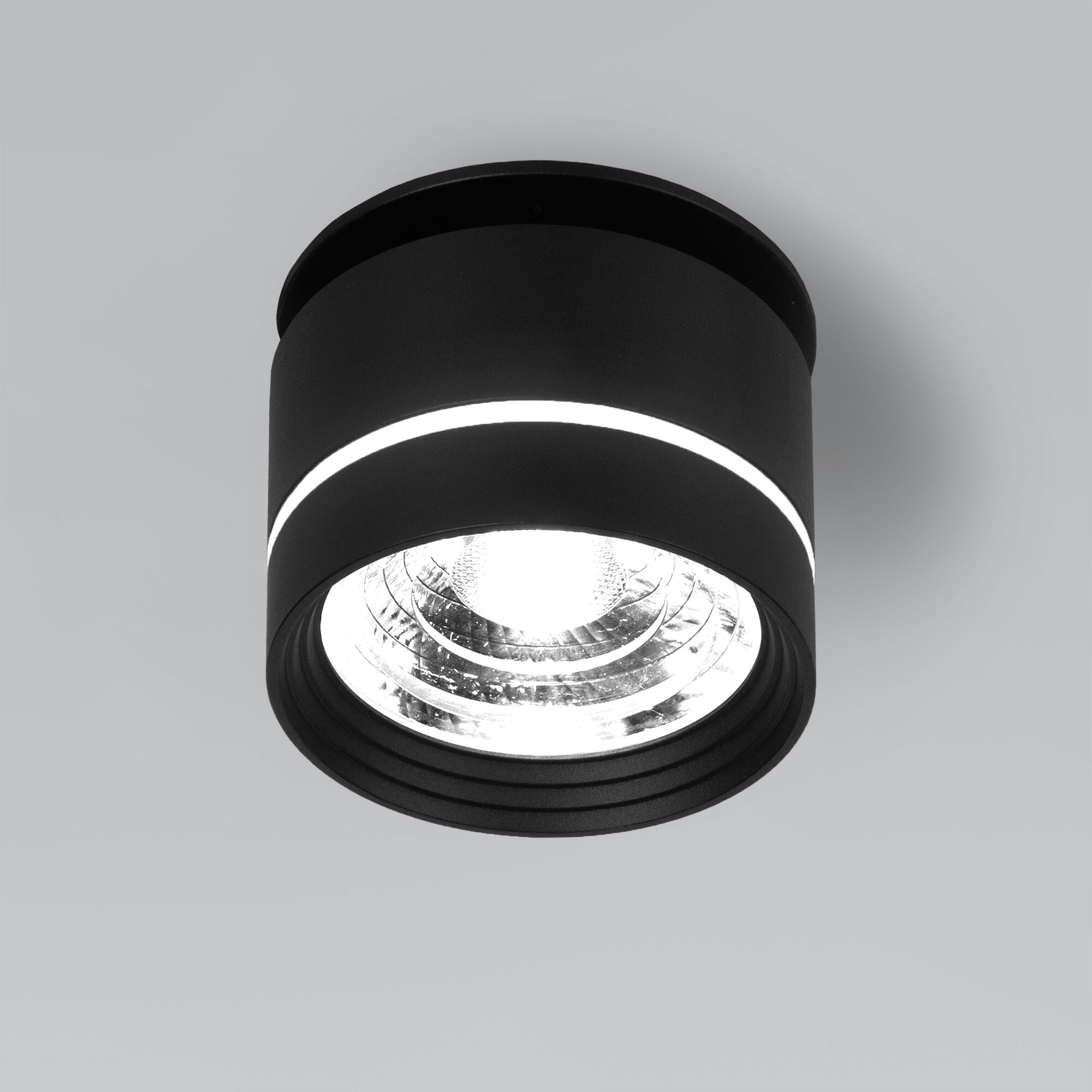 Встраиваемый светодиодный светильник 8W 4200K чёрный 25035/LED