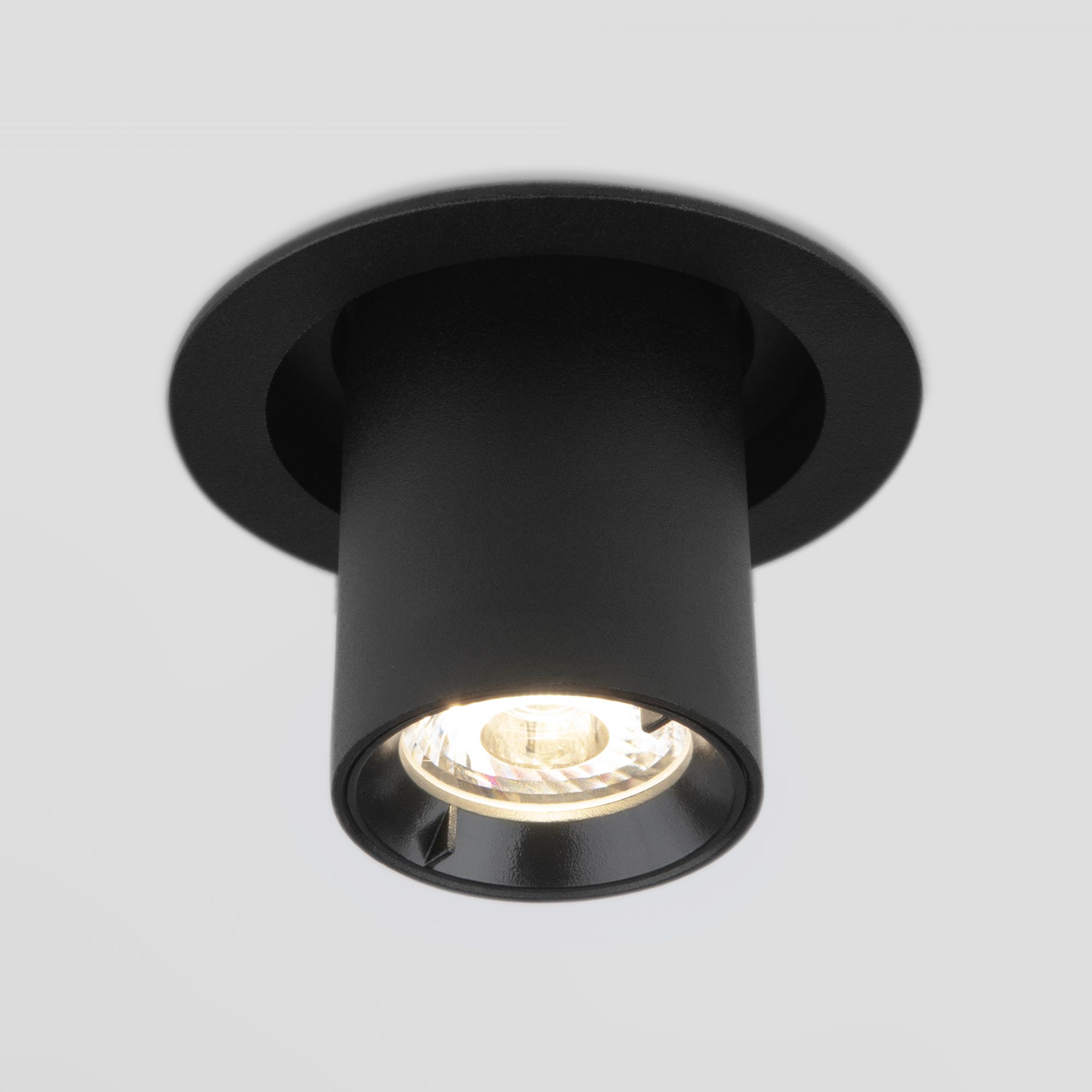Встраиваемый точечный светодиодный светильник Pispa 10W 4200K черный матовый 9917 LED