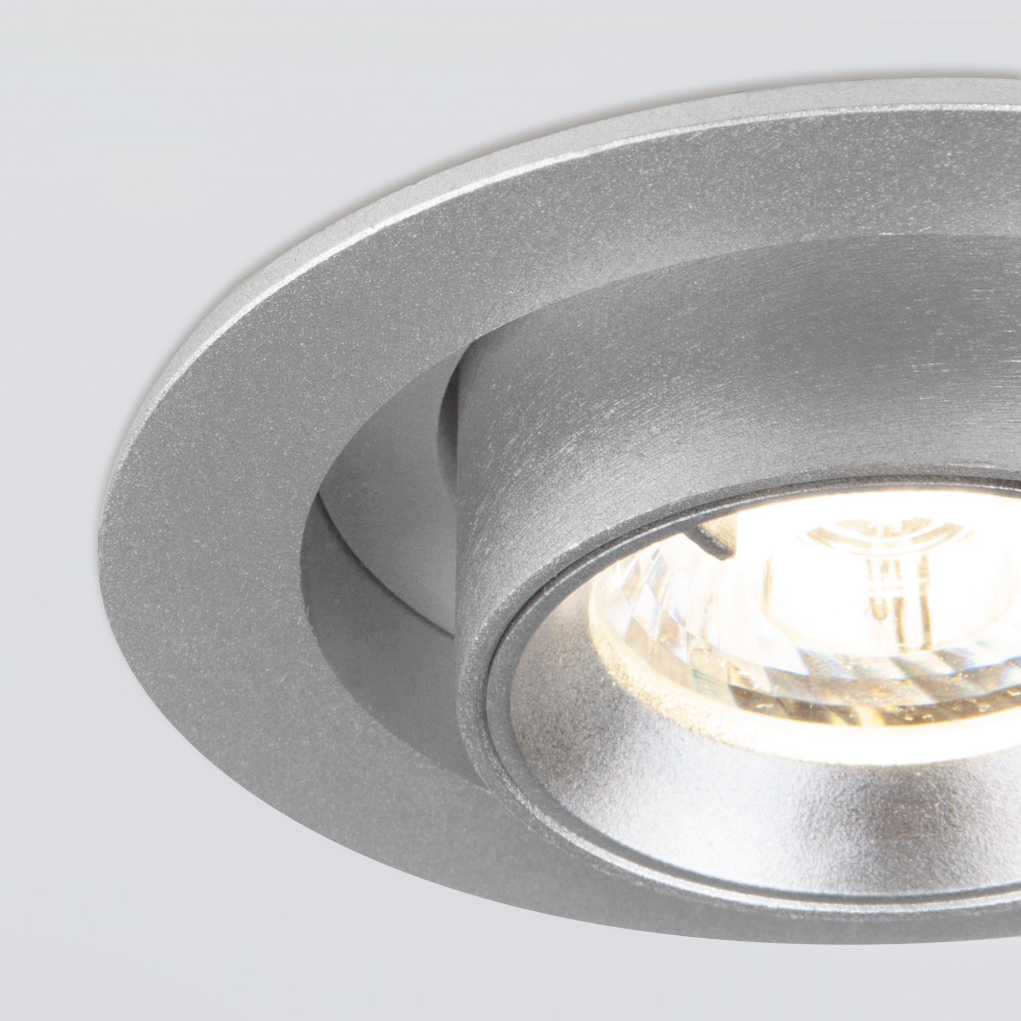 Встраиваемый точечный светодиодный светильник Pispa 10W 4200K серебро 9917 LED