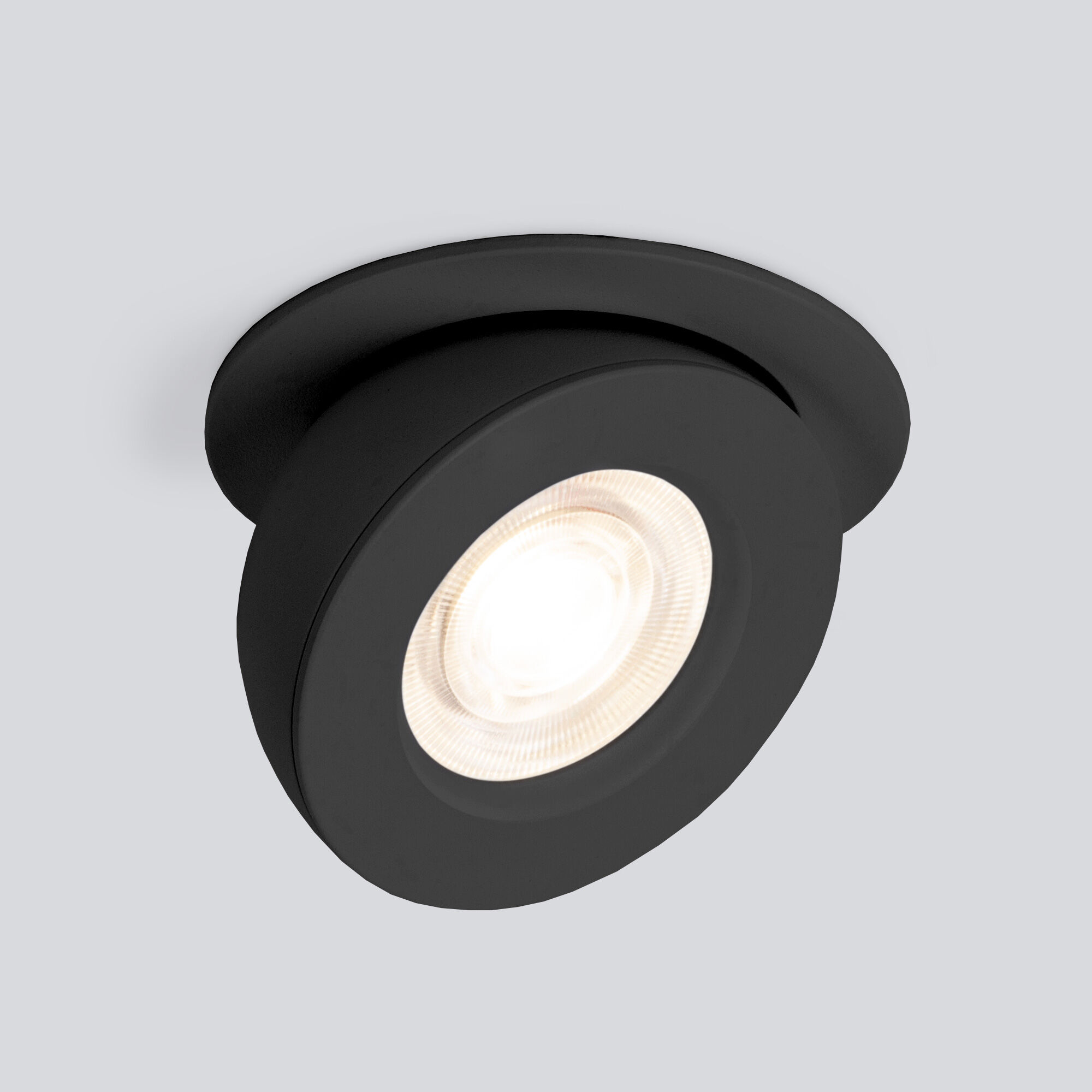 Встраиваемый точечный светодиодный светильник Pruno 25080/LED 8W 4200К чёрный